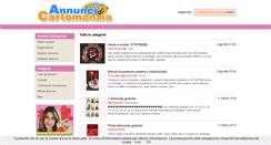 Desktop Screenshot of annuncicartomanzia.com